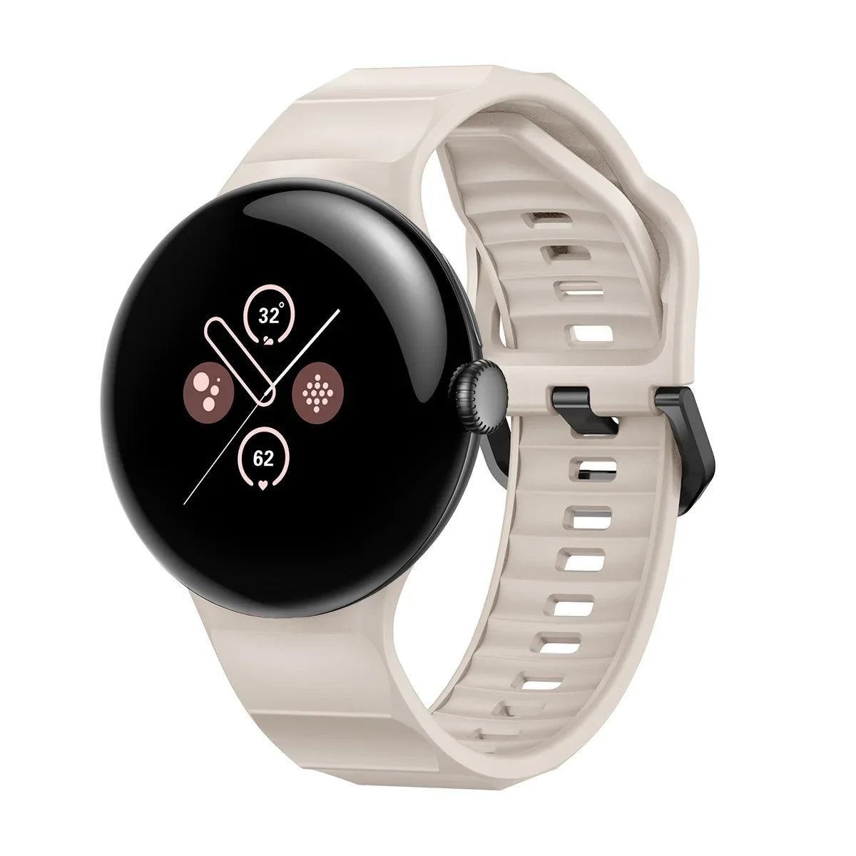 Flexible Rubber Straps for Pixel Watch 3