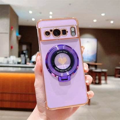 Clear Phone Case with Kickstand for Pixel