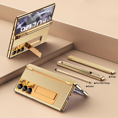 Premium Phone Cover with Stand and Stylus Holder for Samsung Galaxy Z Fold