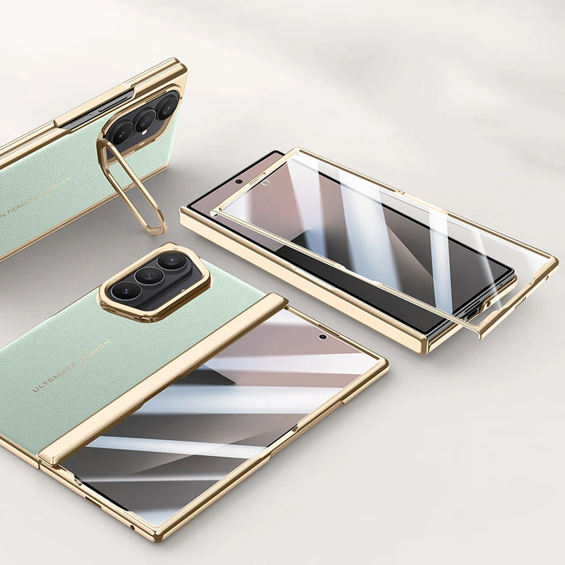 Premium Metallic Z Fold 7 Phone Cover