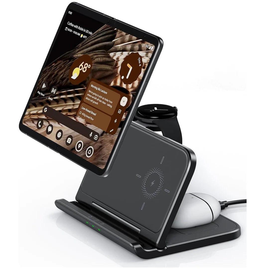 Compact 3 In 1 Quick Wireless Charging Pad - OmgCases