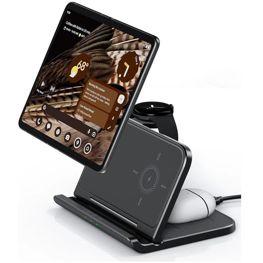 Compact 3 In 1 Quick Wireless Charging Pad - OmgCases