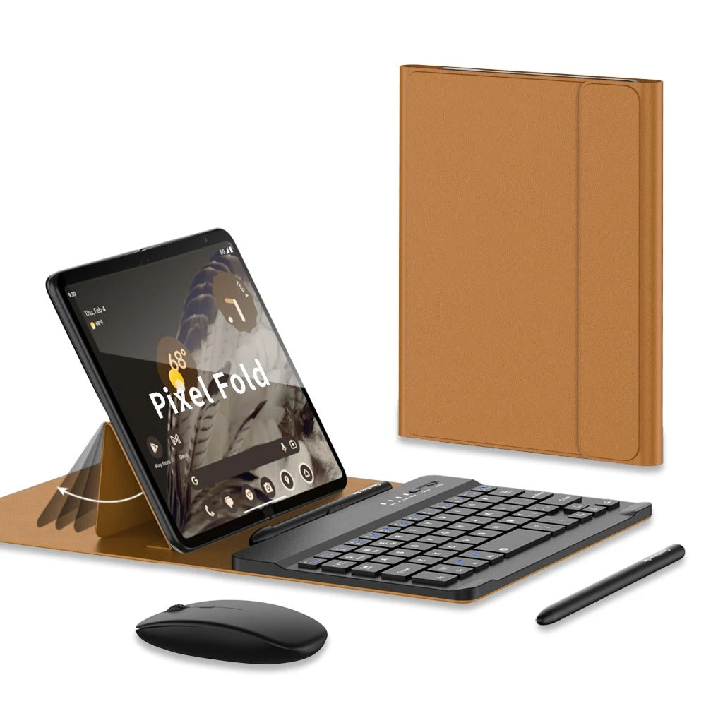 Slim Phone Cover with Wireless Keyboard For Google Pixel Fold